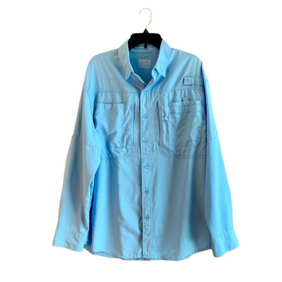 Reel Legends Lightweight Long Sleeve Button Down - Picture 1 of 14